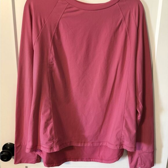 Relaxed Pink Hoodie Sweatshirt - Picture 1 of 4